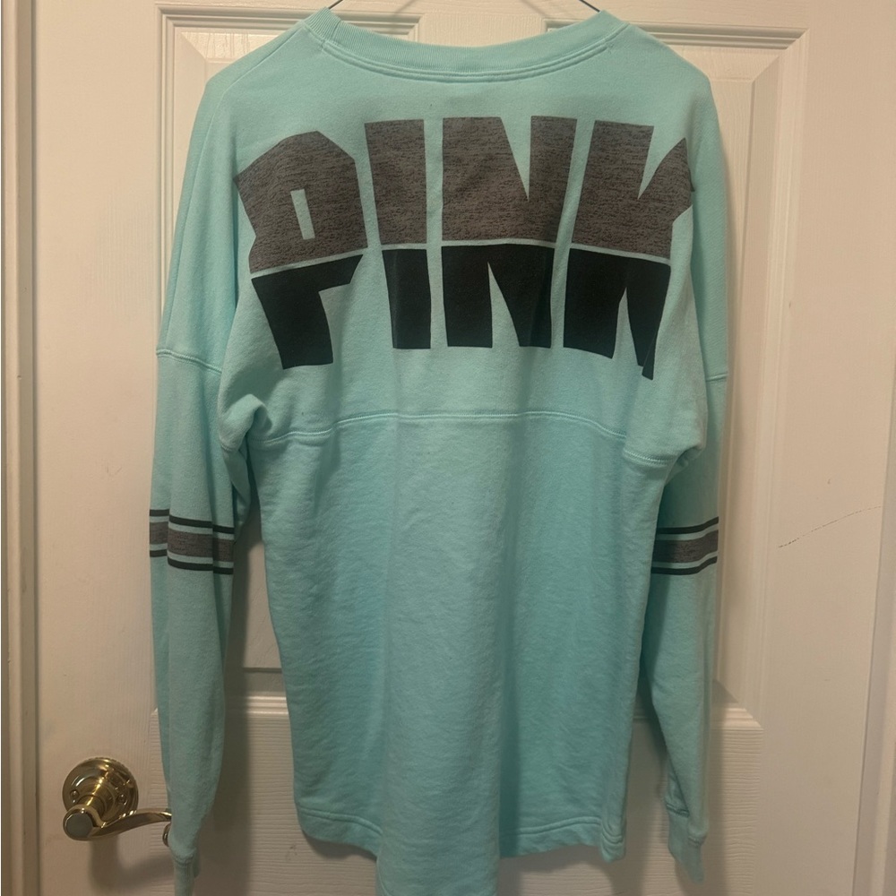 Victoria’s secret pink, long sleeve.